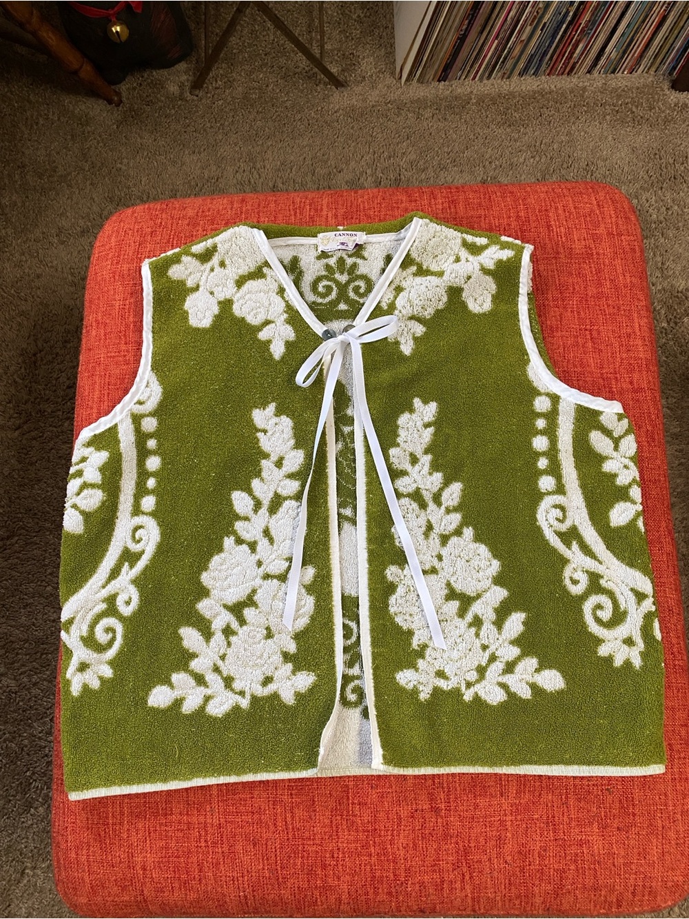 VTG 60’s  Handmade Cannon Terry Terrycloth Beach Pool Vest Towel